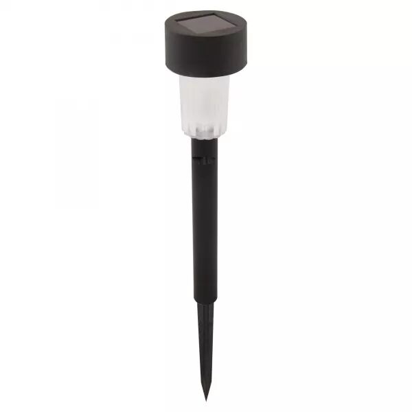 BLOSSOM: Borne lumineuse solaire de jardin, noire