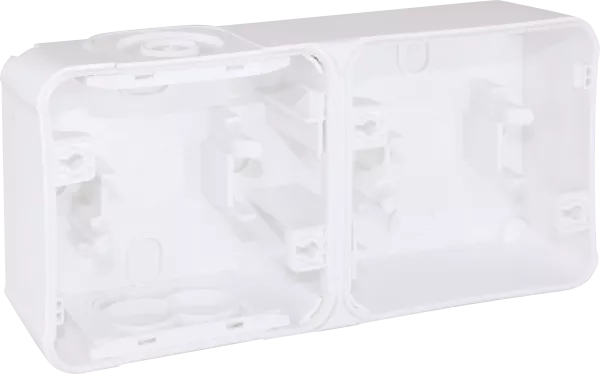 BOITE 2P BLANC horiz SAILLIE (60866)