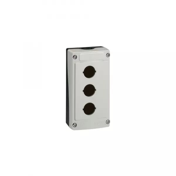 BO�TE � BOUTONS VIDE OSMOZ 3 TROUS - GRIS