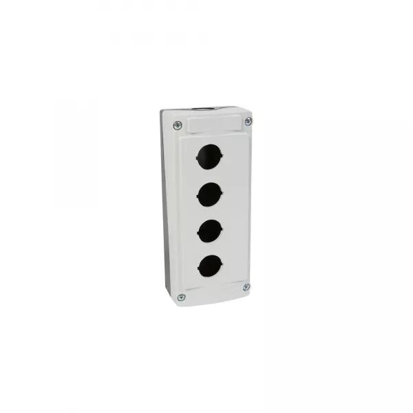 BO�TE � BOUTONS VIDE OSMOZ 4 TROUS - GRIS