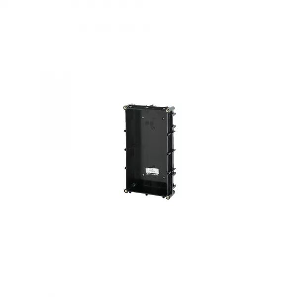 BO�TE D\'ENCASTREMENT EN ABS NOIR, POUR UN INSTALLATION DE 2 MODULES GT