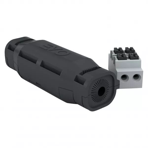 Boite de jonction 0,6/1Kv, 24 A IP68 avec gel et connecteur 2P 0,5-1,5 mm� (232200)
