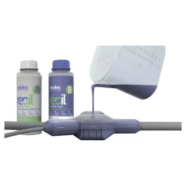 Boite de jonction pour r�sine Resil, d�rivation. 240x113mm, vol 0,40L (233054)