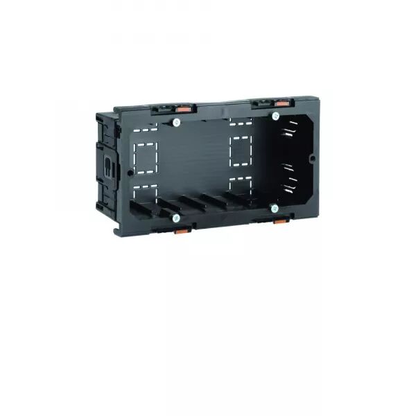 BO�TE DE MONTAGE DOUBLE POUR APPAREILLAGE ENTRAXE 60MM GOULOTTE ENCASTR�E BKIS