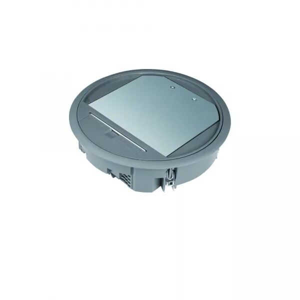 BO�TE DE SOL RONDE 12 MODULES DIAM 234MM ENCASTREMENT DIAM 215MM GRISE