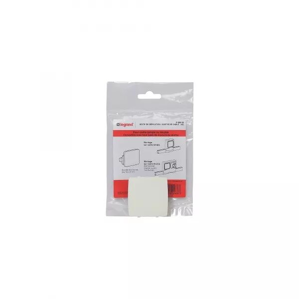 BO�TE D�RIVATION ET SORTIE DE C�BLE POUR MOULURE APPAREILLAGE SAILLIE - BLANC