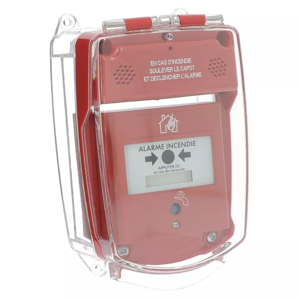 Bo�te �tanche pour d�clencheur manuel rouge (349003)