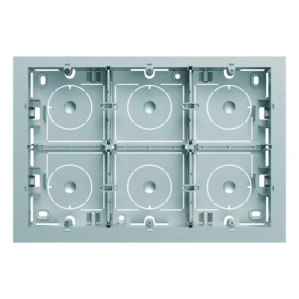Boite saillie gallery 16 modules titane (WXA686T)