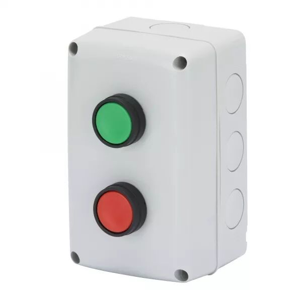 BO�TIER COMPLET AVEC OP�RATEUR - 2 POSTE - 1NO 1NF - MARCHE / ARR�T - IP66 - GW2