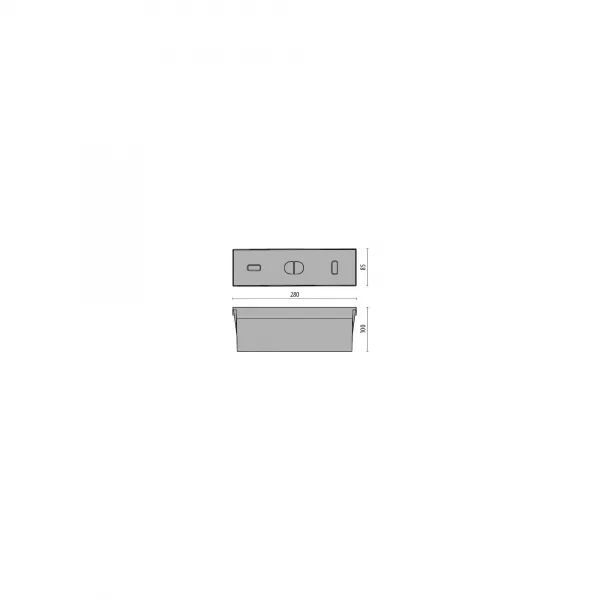 BOITIER D\'ENCASTREMENT POUR INSERT+ 2 - 310490