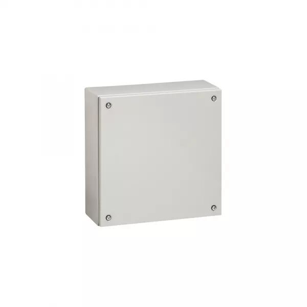 BO�TIER INDUSTRIEL ATLANTIC M�TAL CARR� IP66 IK10 - 400X400X120MM - RAL7035