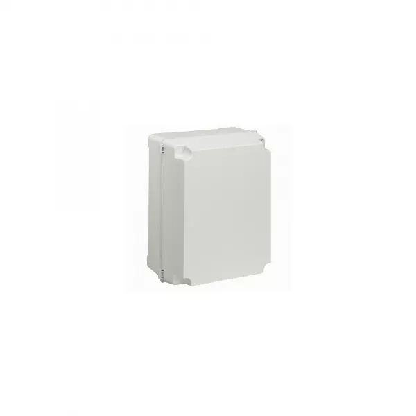 BO�TIER INDUSTRIEL PLASTIQUE IP55 IK08 COUVERCLE OPAQUE 2 VERROUS 265X174X154MM