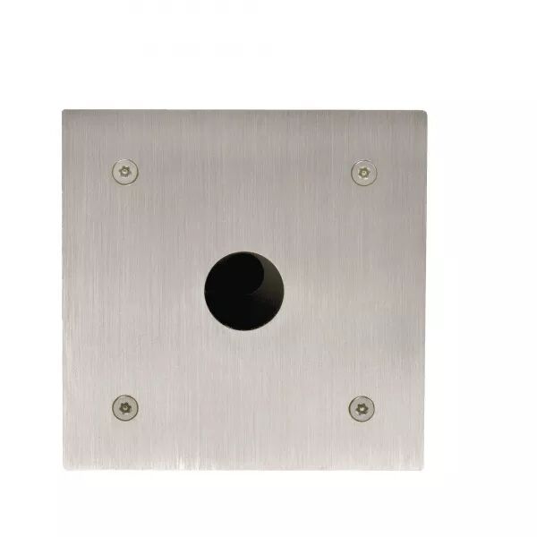 BO�TIER INOX ENCASTR�, AVEC PER�AGE AU DIAM�TRE 25 MM POUR LECTEUR VIGIK+