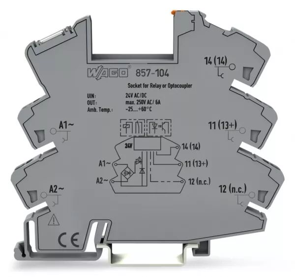 BOITIER RELAIS OPTO 24V AC/DC