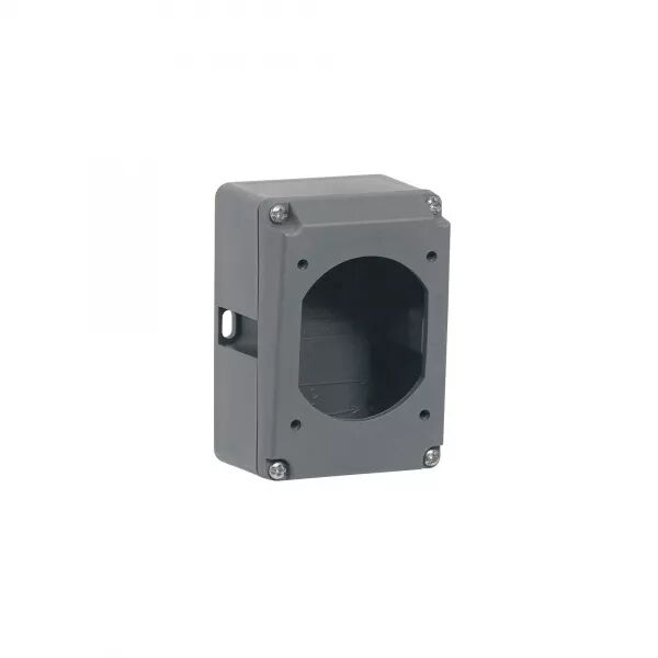 BO�TIER R�VERSIBLE SIMPLE HYPRA POUR PRISE 3P+T ET 3P+N+T 16A - PLASTIQUE