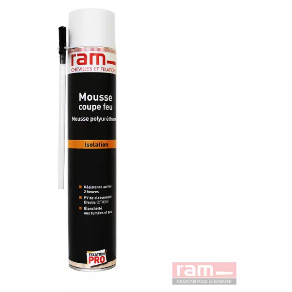 BOMBE MOUSSE PU COUPE-FEU 750ml (63841)