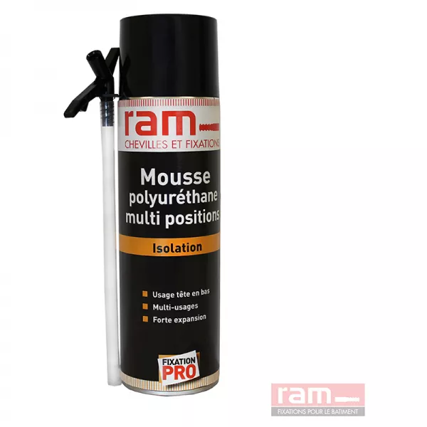 BOMBE MOUSSE PU MULTI-POS 500ml (63825)