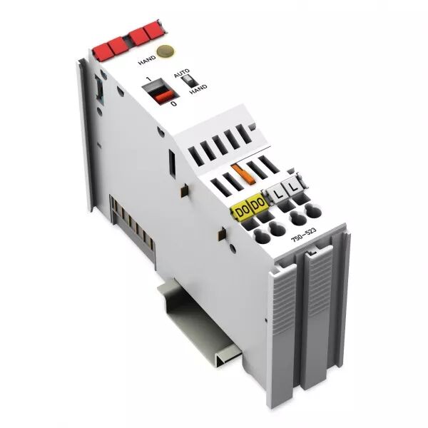 Borne 1 sortie relais 1T 250 V AC - 16 A - For�age manuel750-523