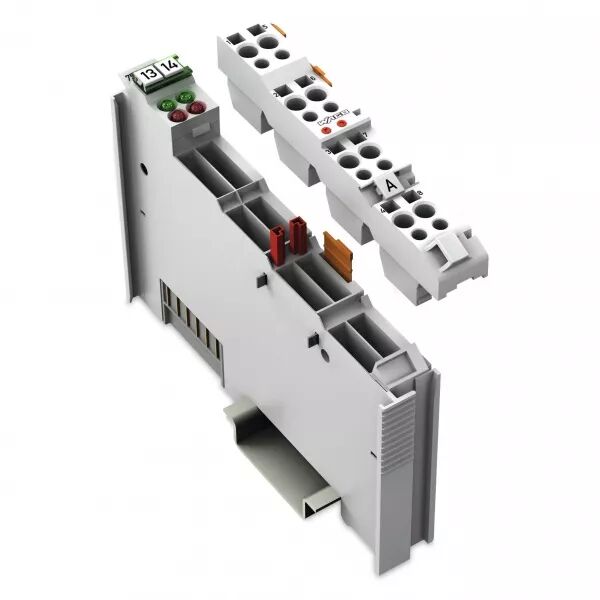 Borne 2 entr�es analogiques 0-20 mA S.E. - D�brochable753-465