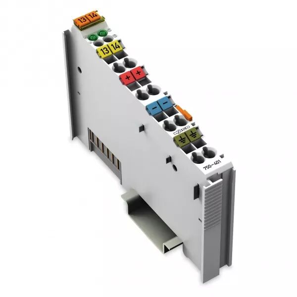 Borne 2 entr�es TOR 24 V DC - 0.2 ms - 3 fils750-401