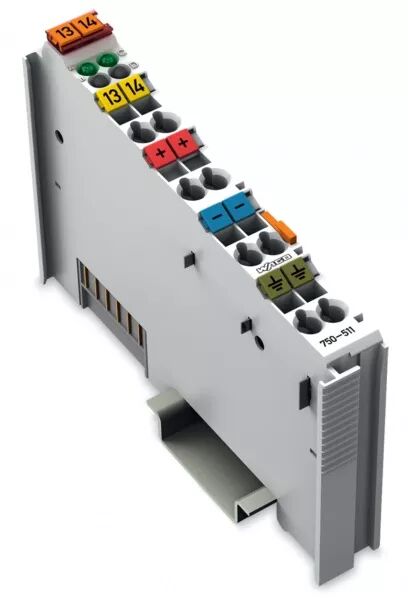 BORNE 2 SORTIES 24 V DC - 0.1 A - RAPPORT CYCLIQUE VARIABLE - 250 HZ - D�BRO.