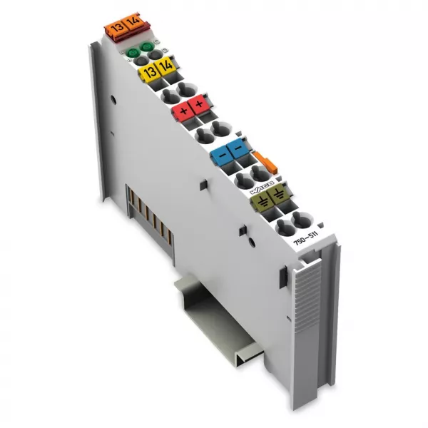 Borne 2 sorties 24 V DC - 0.1 A - Rapport cyclique variable - 250 Hz - D�bro.753-511