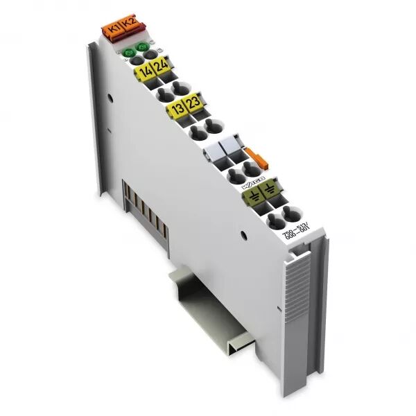Borne 2 sorties relais 1T 250 V AC - 2 A - libres de potentiel - Sans PE750-513/000-001