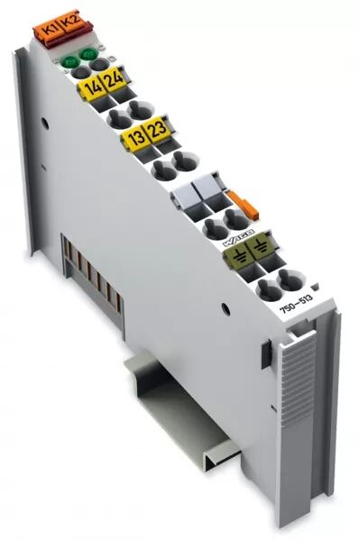 BORNE 2 SORTIES RELAIS 1T 250 V AC - 2 A - LIBRES DE POTENTIEL