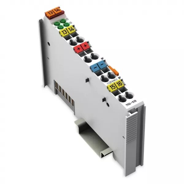 Borne 4 canaux de sortie 5 Vdc - 20 mA750-519