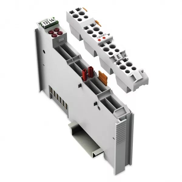 Borne 4 entr�es analogiques 0-20 mA S.E. - D�brochable753-453