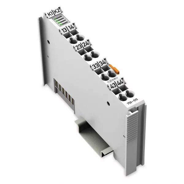 Borne 4 sorties relais 1T 250 V AC - 2 A - libres de potentiel750-515