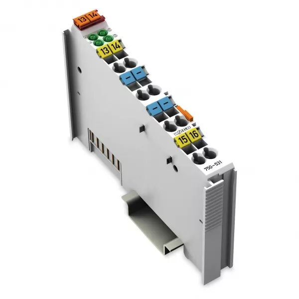 Borne 4 sorties TOR 24 V DC - 0.5 A - 2 fils750-531
