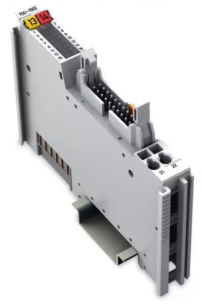 BORNE 8 ENTR�ES / 8 SORTIES TOR 24 V DC - 0.5 A - HE10