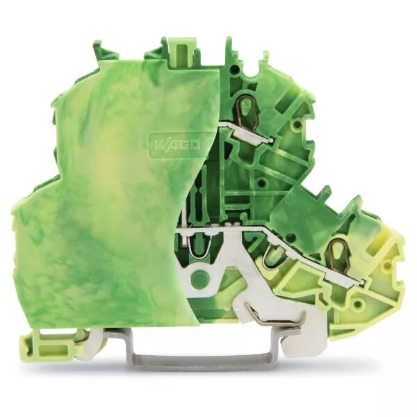 Borne � deux �tages Borne de protection pour 4 conducteu, vert-jaune (2000-2207/099-000)