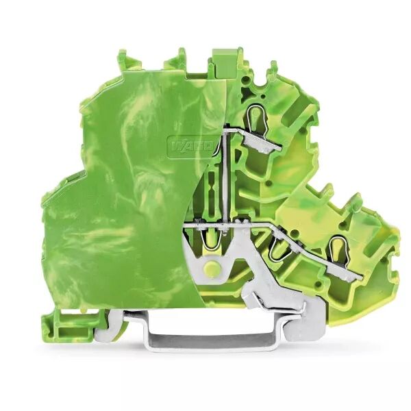 Borne � deux �tages Borne de protection pour 4 conducteu, vert-jaune (2002-2207/099-000)