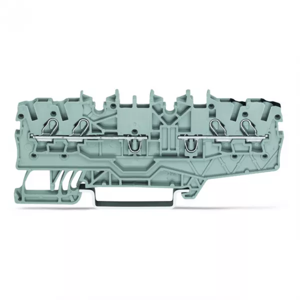 Borne a double passage/3.5mm/grise (2000-2141)