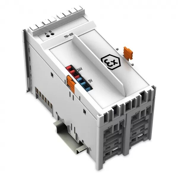 Borne d\'alimentation 1.0 A Ex i avec fusible �lectronique - Diagnostic750-606