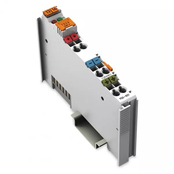 Borne d\'alimentation passive 24 V DC avec porte-fusible750-601