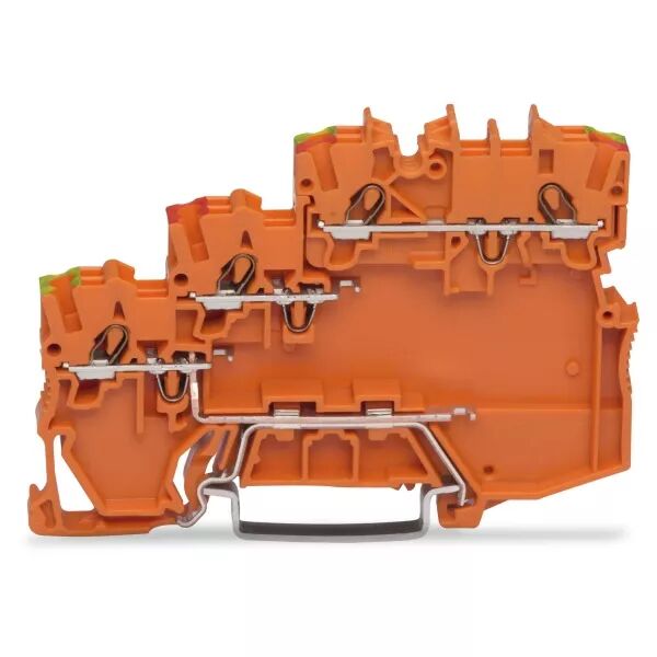 Borne d\'alimentation pour capteurs NPN 3 conducteurs - PE racc Rail (2000-5377/101-000)