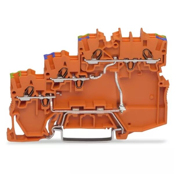 Borne d\'alimentation pour capteurs PNP 3 conducteurs - PE racc Rail (2000-5377/102-000)