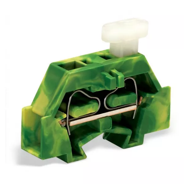 Borne d\'extr�mit� 2C / 2,5 mm� / Vert-Jaune / Poussoir sur 1 cot� (261-327/331-000)