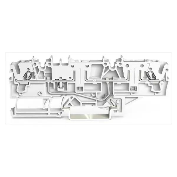 Borne de base pour 2 conducteurs blanc (2002-1568)