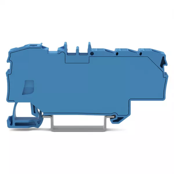 Borne de distribution avec ouverture de manipulation 1x6 mm�  6x1,5 mm� bleue (2006-8034)