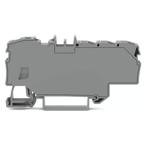 Borne de distribution avec ouverture de manipulation 1x6 mm�  6x1,5 mm� grise (2006-8031)