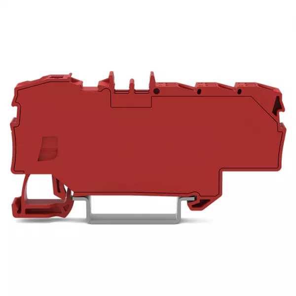 Borne de distribution avec ouverture de manipulation 1x6 mm�  6x1,5 mm� rouge (2006-8033)