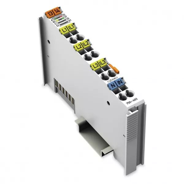 Borne de mesure de puissance 3 phases 480 V AC - 1 A750-493