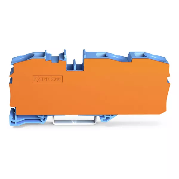 Borne de passage pour 3 conducteurs 16mm�, bleu (2016-1304/2016-1392)