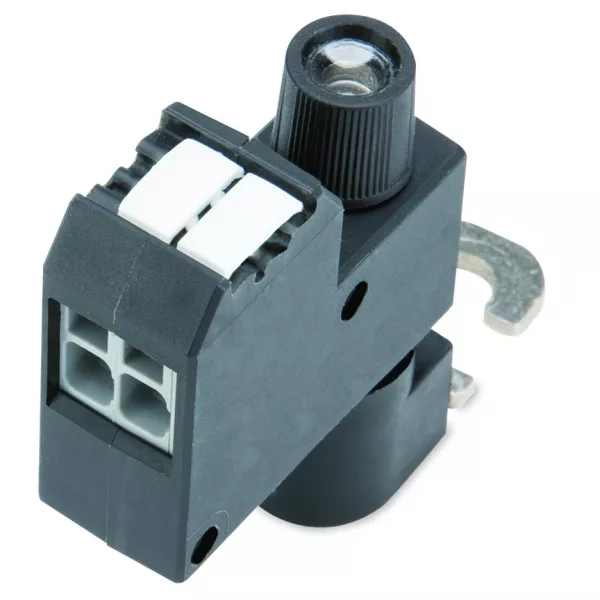 Borne de pr�l�vement de potentiel pour barre collectrice avec fusible855-8008