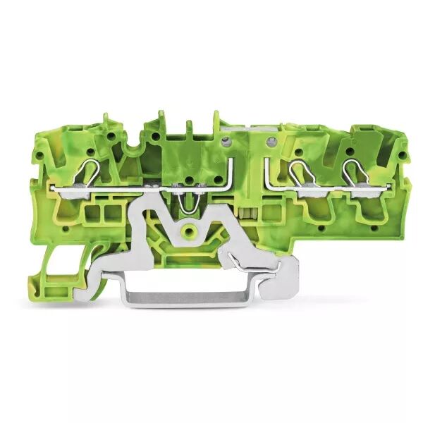 Borne de protection pour 3 conducteu 2,5mm�, vert-jaune (2002-1707)