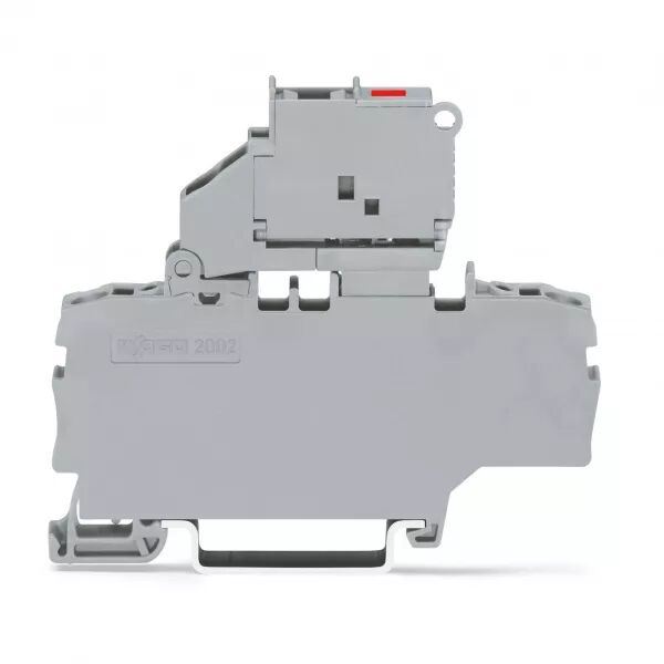 Borne fusible 2-cond.pontage 2x gris (2002-1911/1000-541)